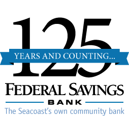 Federal Savings Bank 125th Anniversary Logo